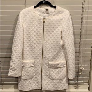 Anne Klein Cream Quilted Jacket